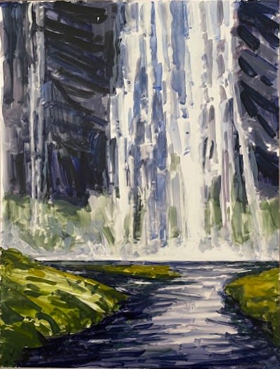Nina Jerome, Skogafoss Reflections