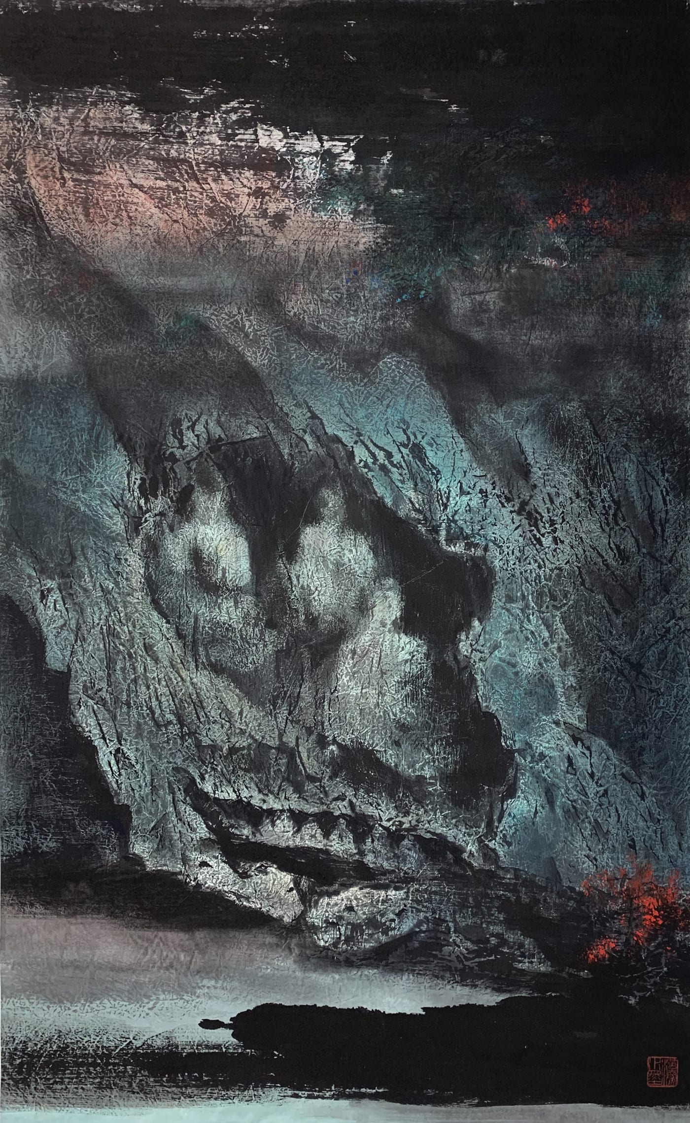 Kwok Hon Sum 郭漢深, Buddha Grottes, 1988