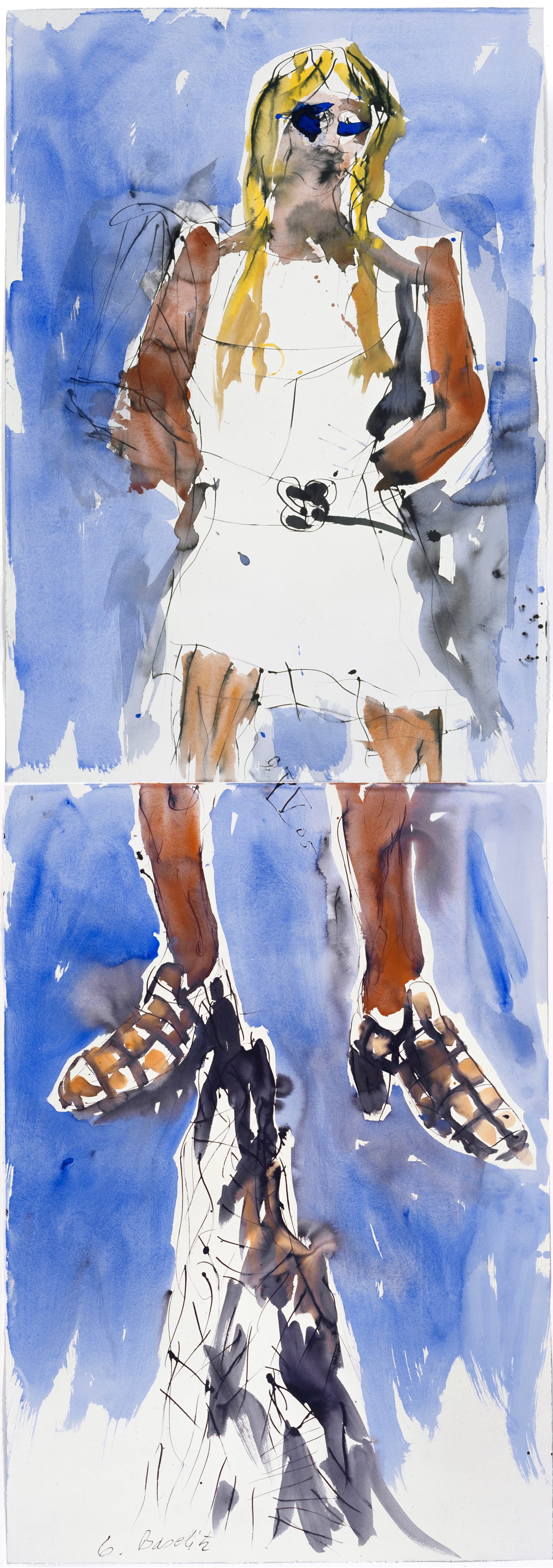 GEORG BASELITZ, Untitled (GBZ 5007), 2005