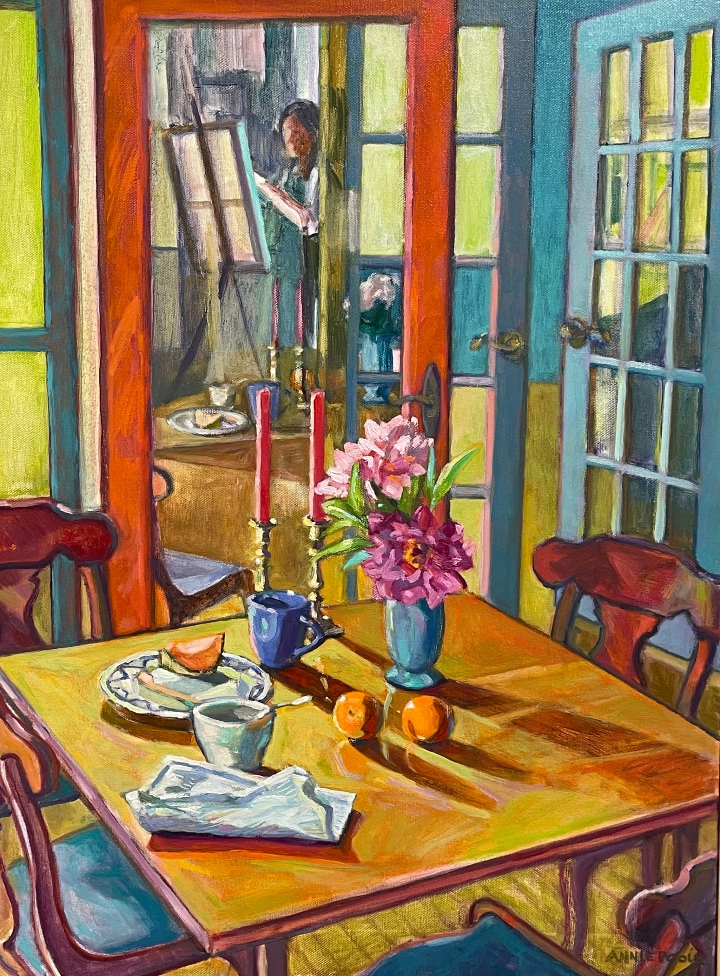 Annie Poole, Summer Morning Table, 2022