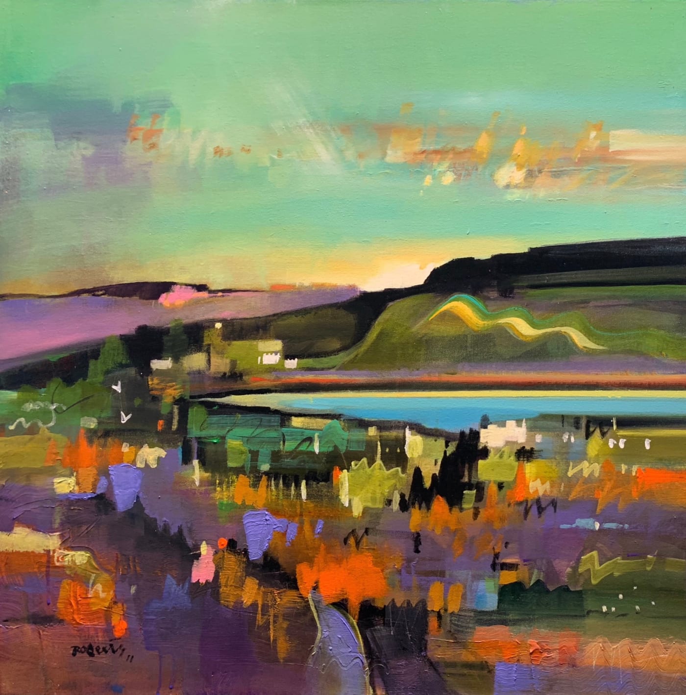 Ken Roberts, Highland Autumn Daybreak