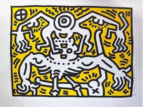Keith Haring, Untitled (Littmann PP. 62) , 1986