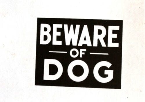 Andy Warhol, Beware Of Dog F.S. IIIA 48, 1983