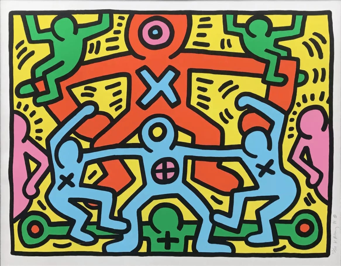 Keith Haring, Untitled (Littmann PP. 50), 1985