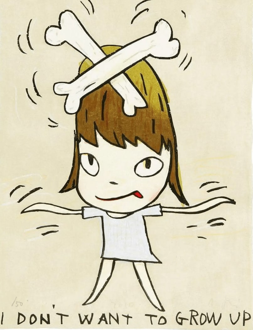 Yoshitomo Nara, I Don't Want To Grow Up, 2010