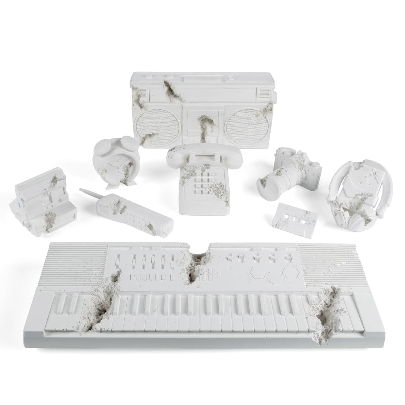 Daniel Arsham, Future Relics 01-09: Complete Excavation Set, 2013-2018