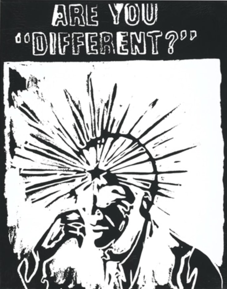 Andy Warhol, Are You Different Negative, 1985-6