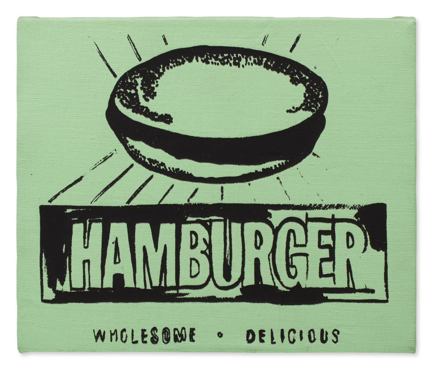Andy Warhol, Hamburger Green, 1986