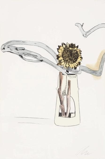 Andy Warhol, Flowers (Hand Colored) F.S. II.112, 1974