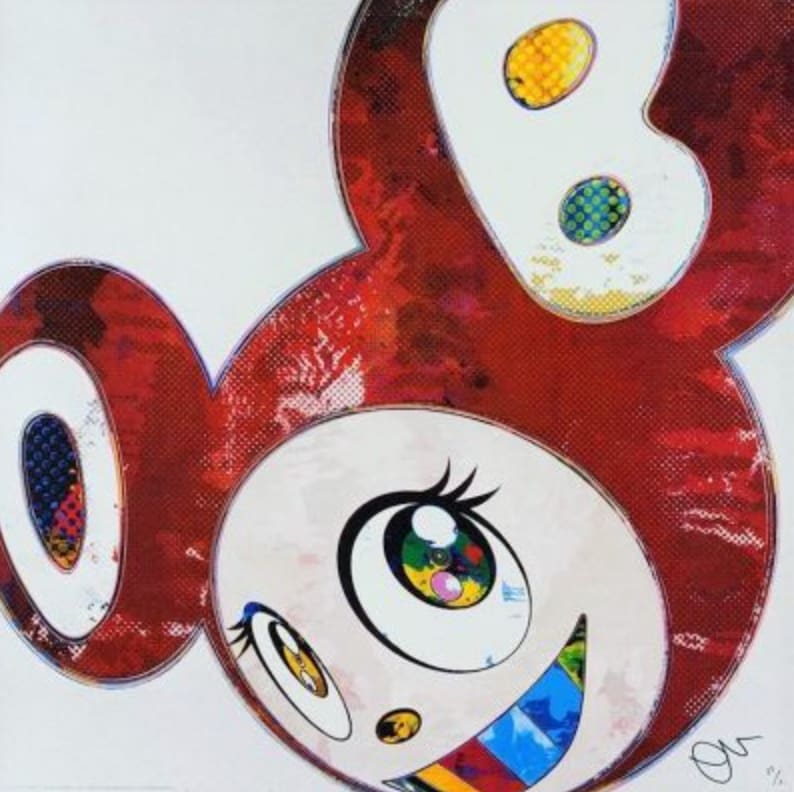 Takashi Murakami, And Then (Red), 2016