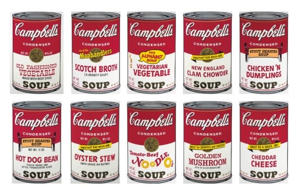 Andy Warhol, Campbell's Soup II F.S. II 54 - 63, 1969