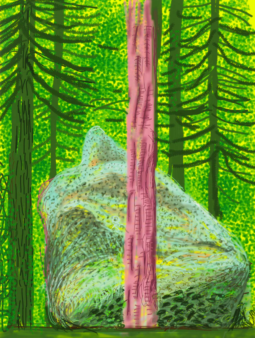 David Hockney, The Yosemite Suite No. 19, 2010