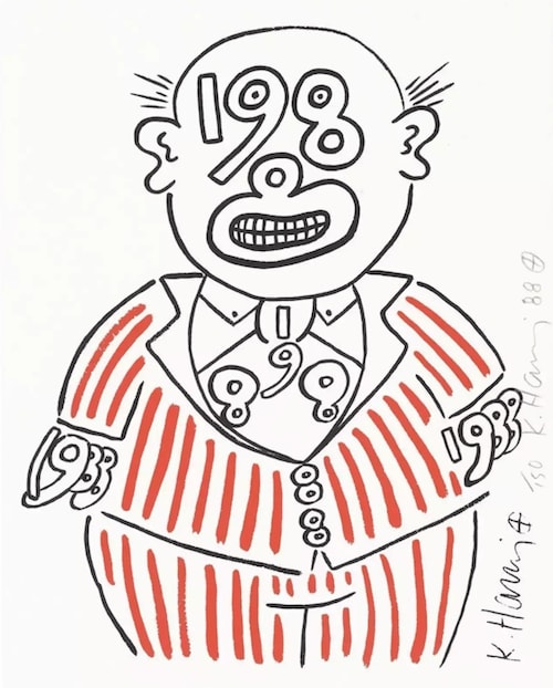 Keith Haring, Untitled (1988 Man) (Littmann PP. 92) , 1988
