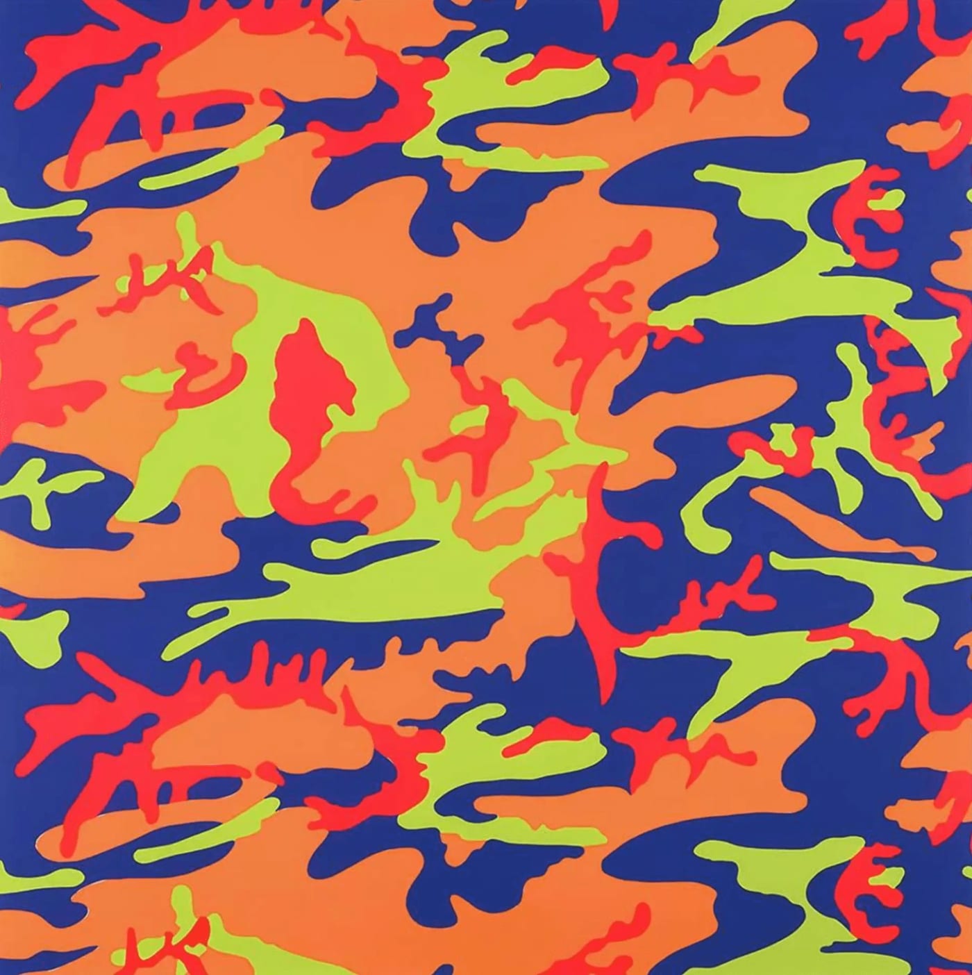 Andy Warhol, Camouflage F.S. II 412, 1987