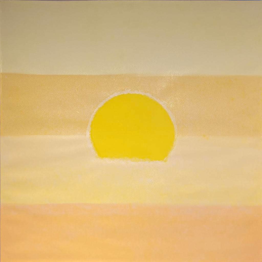 Andy Warhol, Sunset F.S. II 85 - 88 Yellow, 1972