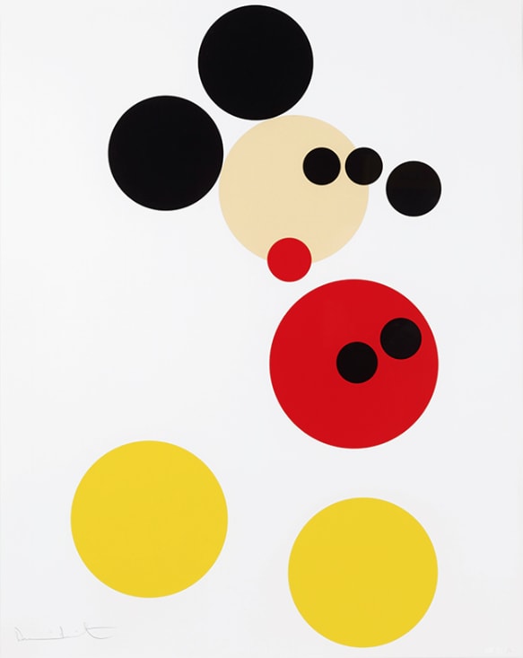 Damien Hirst, MIckey Mouse (Large), 2014