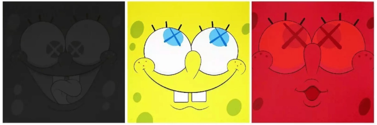 Kaws, Kawsbob Set of 3 , 2010