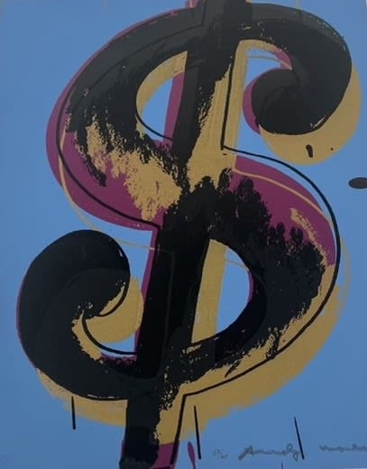 Andy Warhol, Single Dollar $ (1) F.S. IIA 274-279, 1982