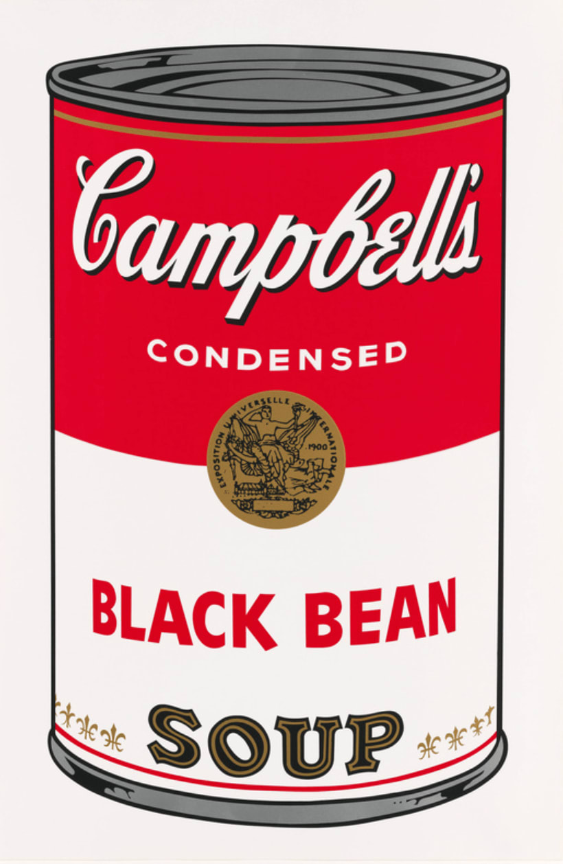 Andy Warhol, Black Bean Soup F.S. II 44, 1968