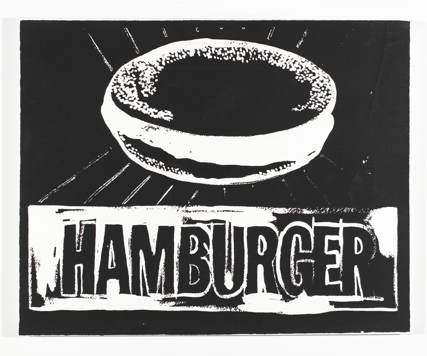 Andy Warhol, Hamburger Negative, 1986