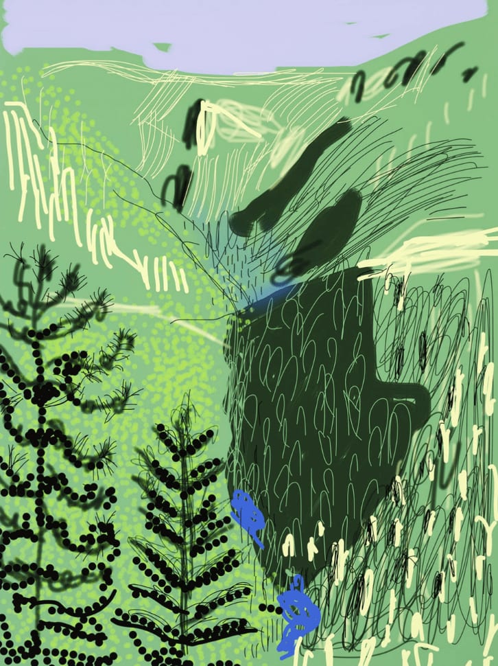 David Hockney, The Yosemite Suite No. 21, 2010