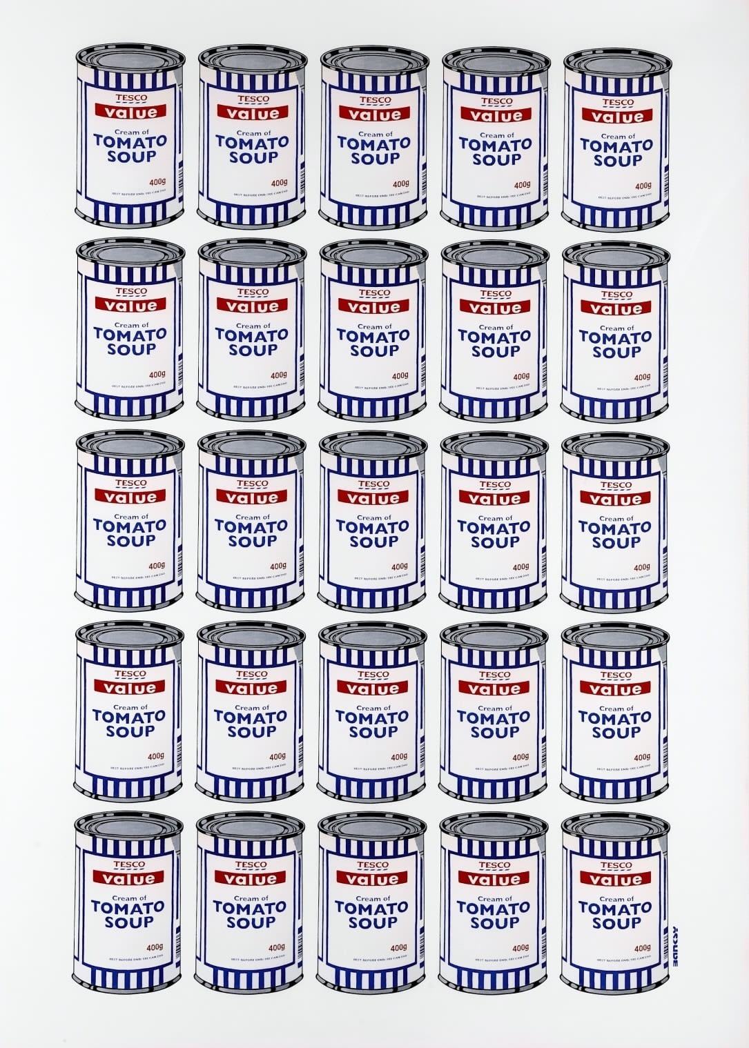 Banksy, Soup Cans, 2010