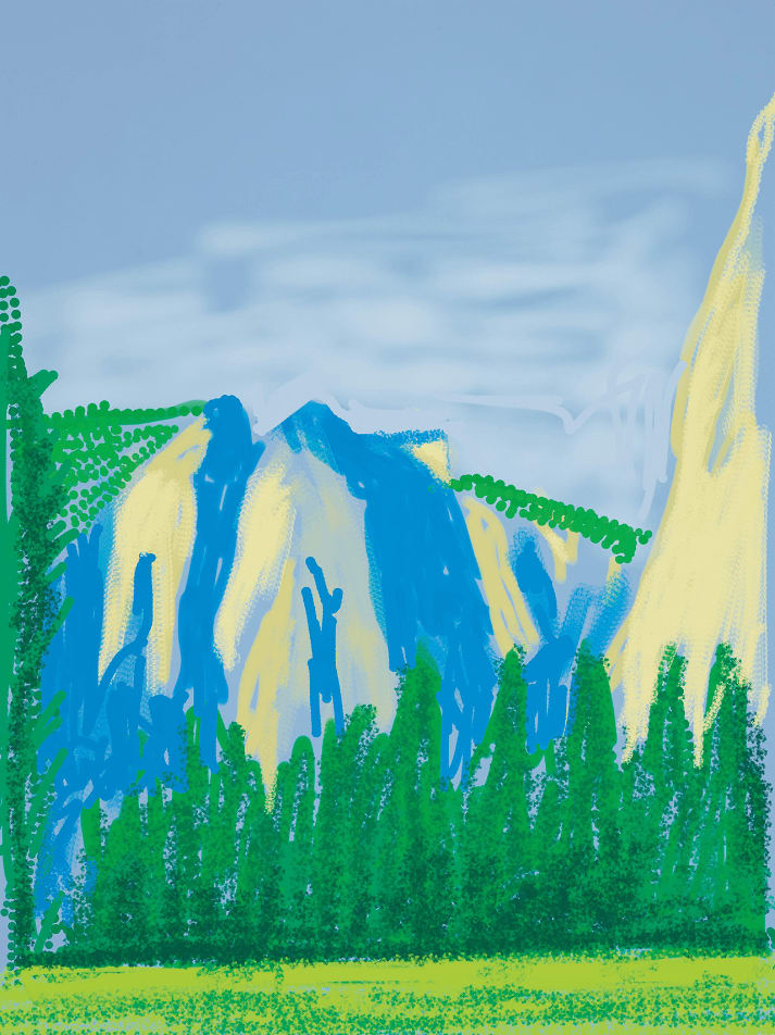 David Hockney, The Yosemite Suite No. 2, 2010