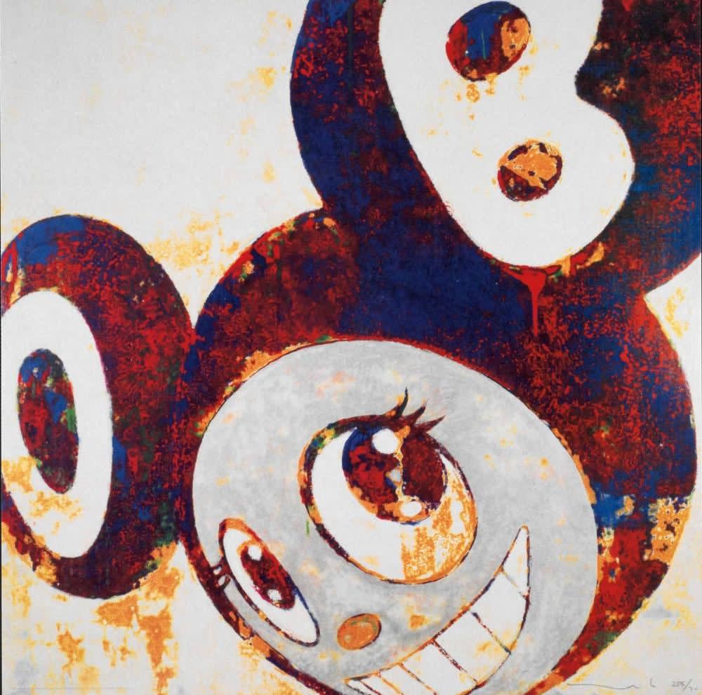 Takashi Murakami, And Then Red Blue Yellow, 2006