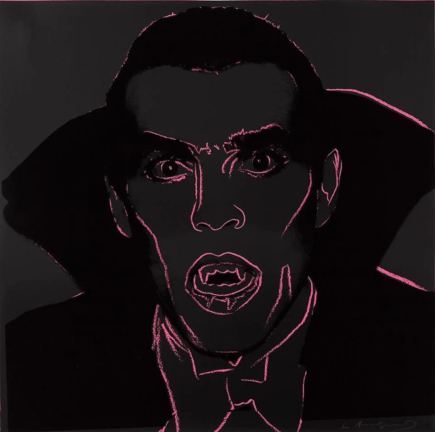 Andy Warhol, Dracula F.S. II 264, from Myths, 1981