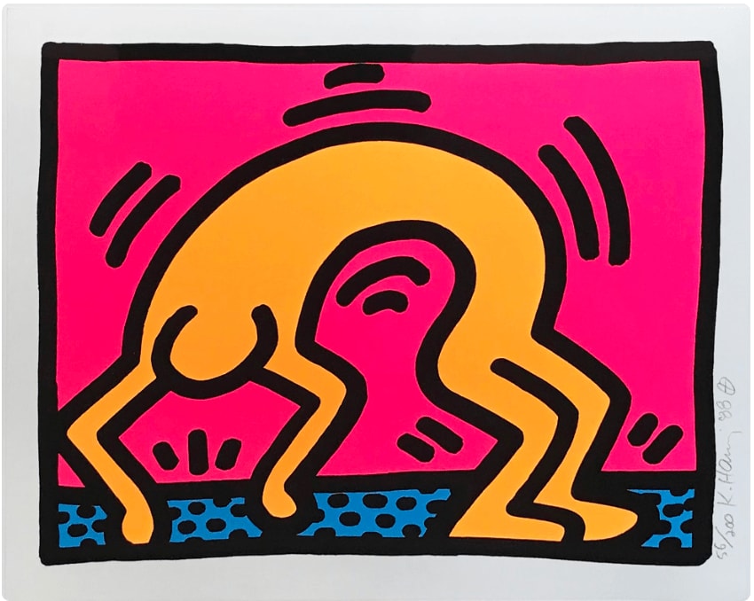 Keith Haring, Pop Shop II (B) (Littmann PP. 96), 1988