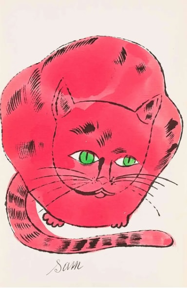 Andy Warhol, F.S. IV 59A, from 25 Cats Named Sam, ca . 1954