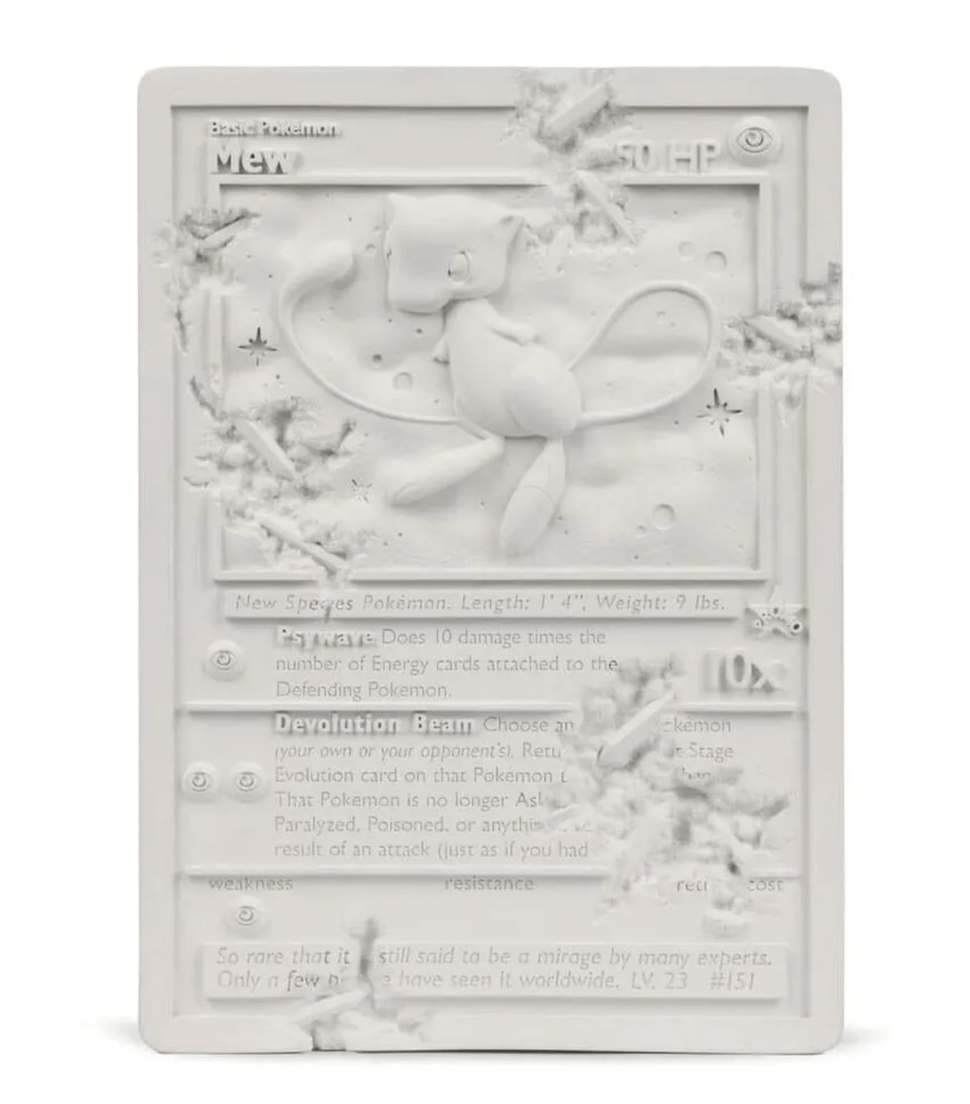 Daniel Arsham, Crystallized Mew Card, 2021