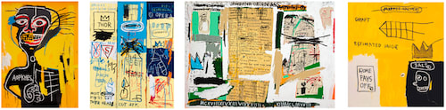 Jean-Michel Basquiat, Portfolio II (Charles the First, Cabeza, Jawbone of an Ass, Rome Pays Off), 1982-2004