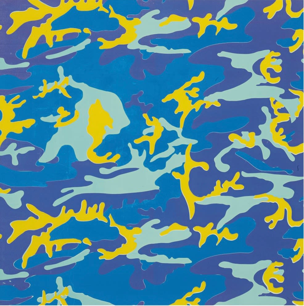 Andy Warhol, Camouflage Trial Proof TP 18/84, 1987