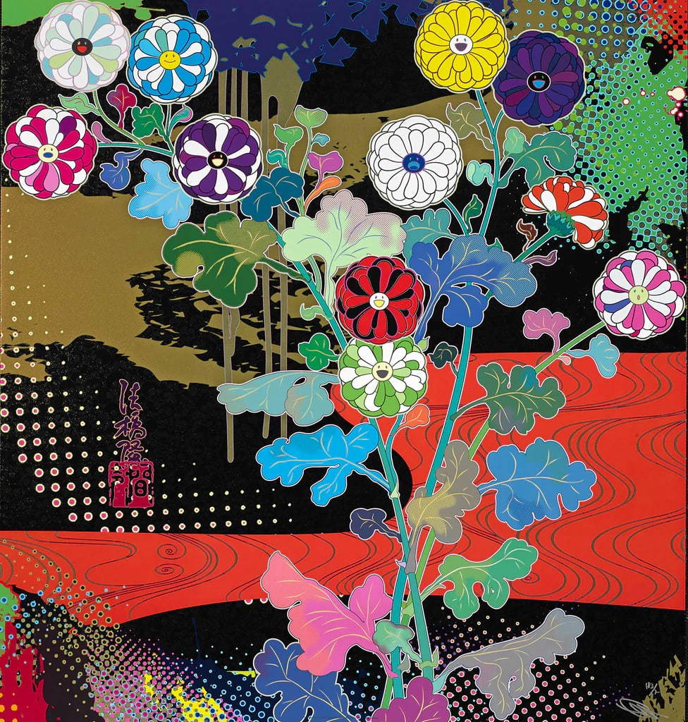 Takashi Murakami, Korin: Dark Matter, 2015