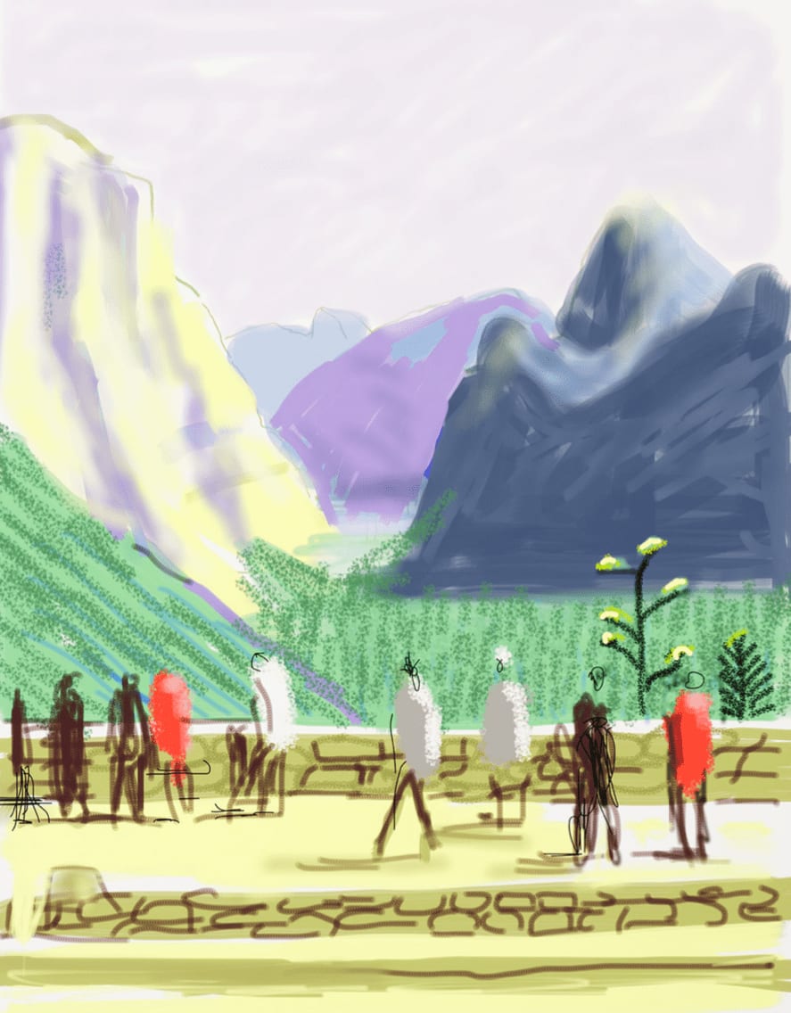 David Hockney, The Yosemite Suite No. 15, 2010