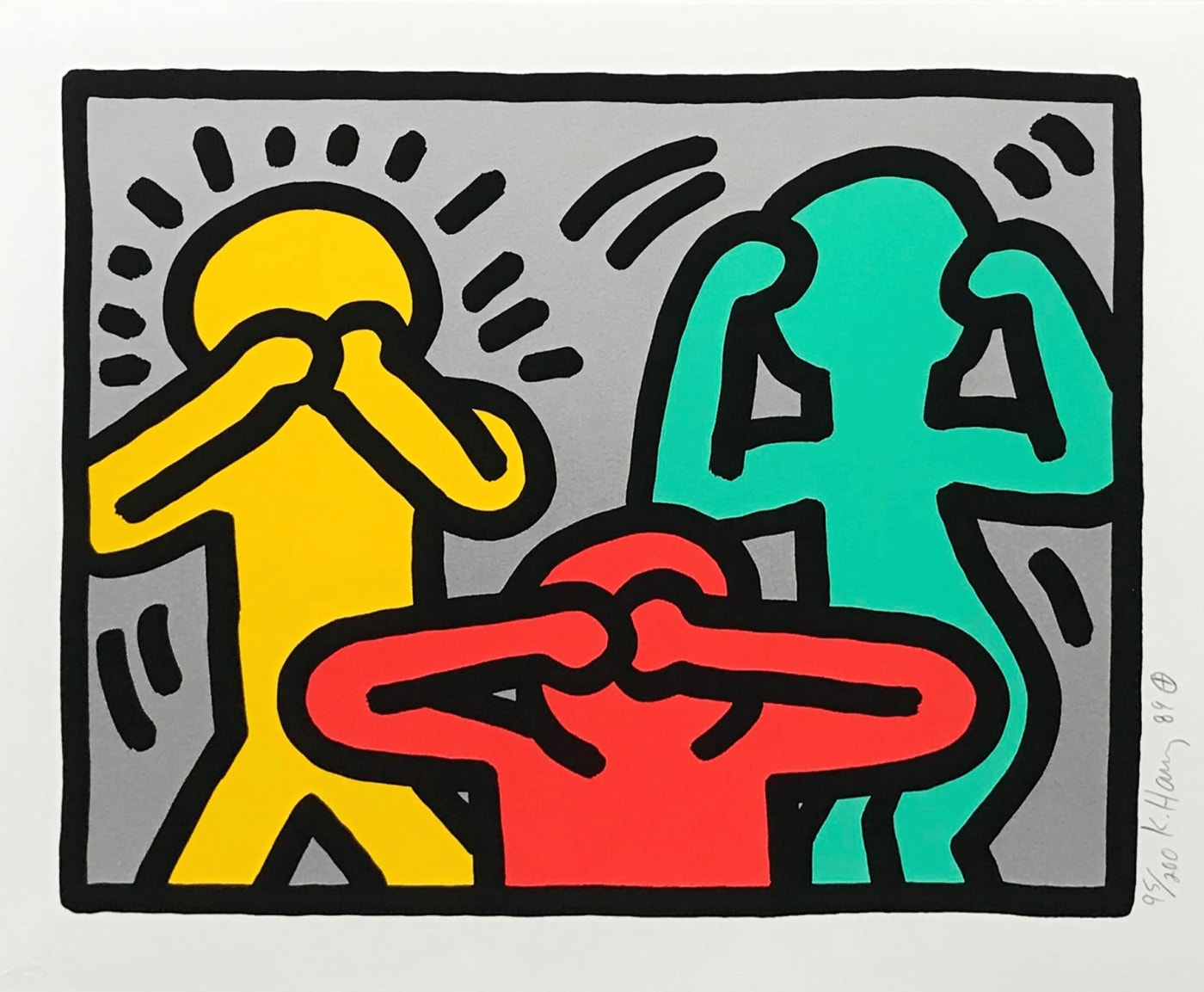 Keith Haring, Pop Shop III (C) (Littmann PP. 145), 1989