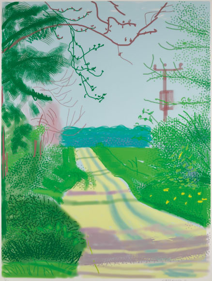 David Hockney, 23rd April , from The Arrival of Spring in Woldgate , East Yorkshire , in 2011, 2011