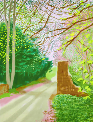 David Hockney, 17th April , from The Arrival of Spring in Woldgate , East Yorkshire , in 2011, 2011