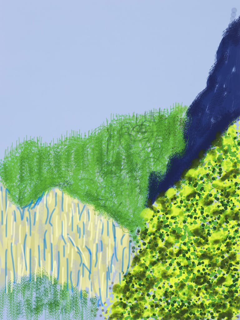David Hockney, The Yosemite Suite No. 3, 2010