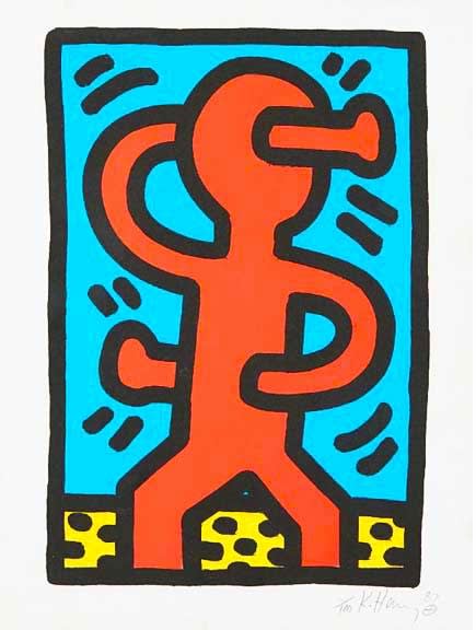 Keith Haring, Untitled 1 (Littmann PP. 74), 1987
