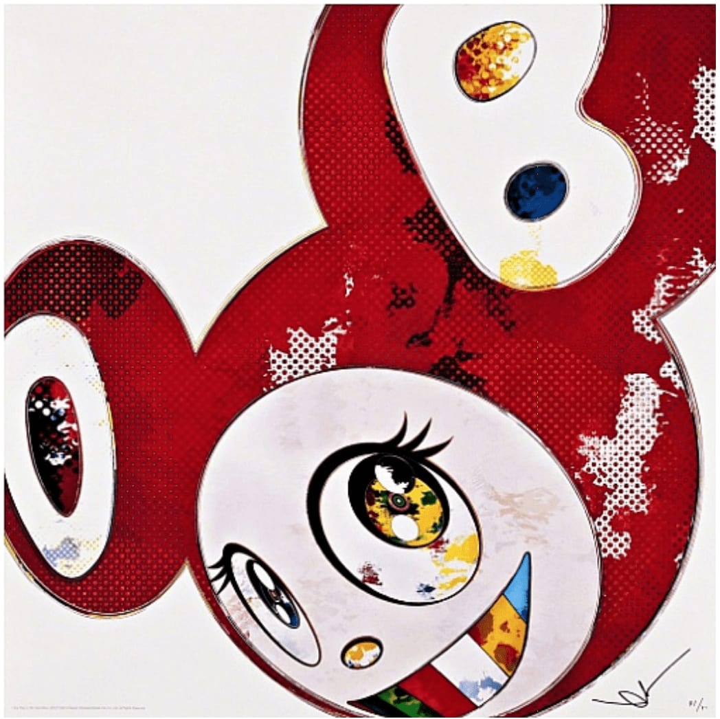 Takashi Murakami, And Then x 727 (Vermillion: Shu) , 2013