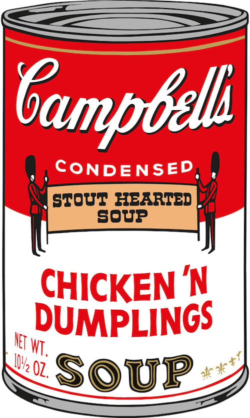 Andy Warhol, Chicken N Dumplings Soup F.S. II 58, 1969
