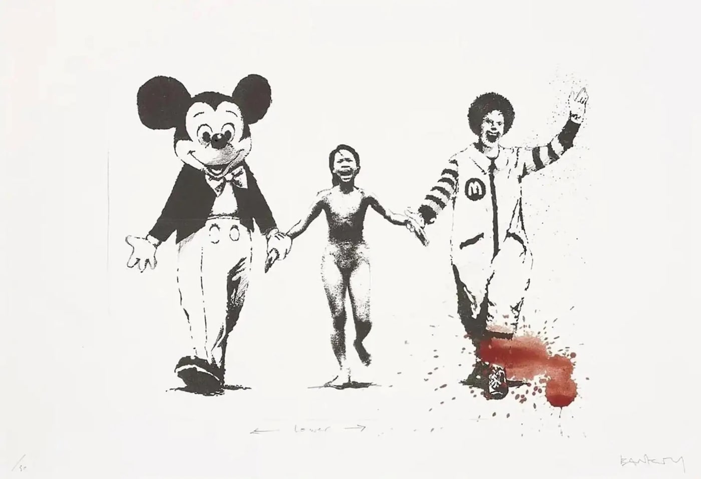 Banksy, Napalm Serpentine Edition, 2006