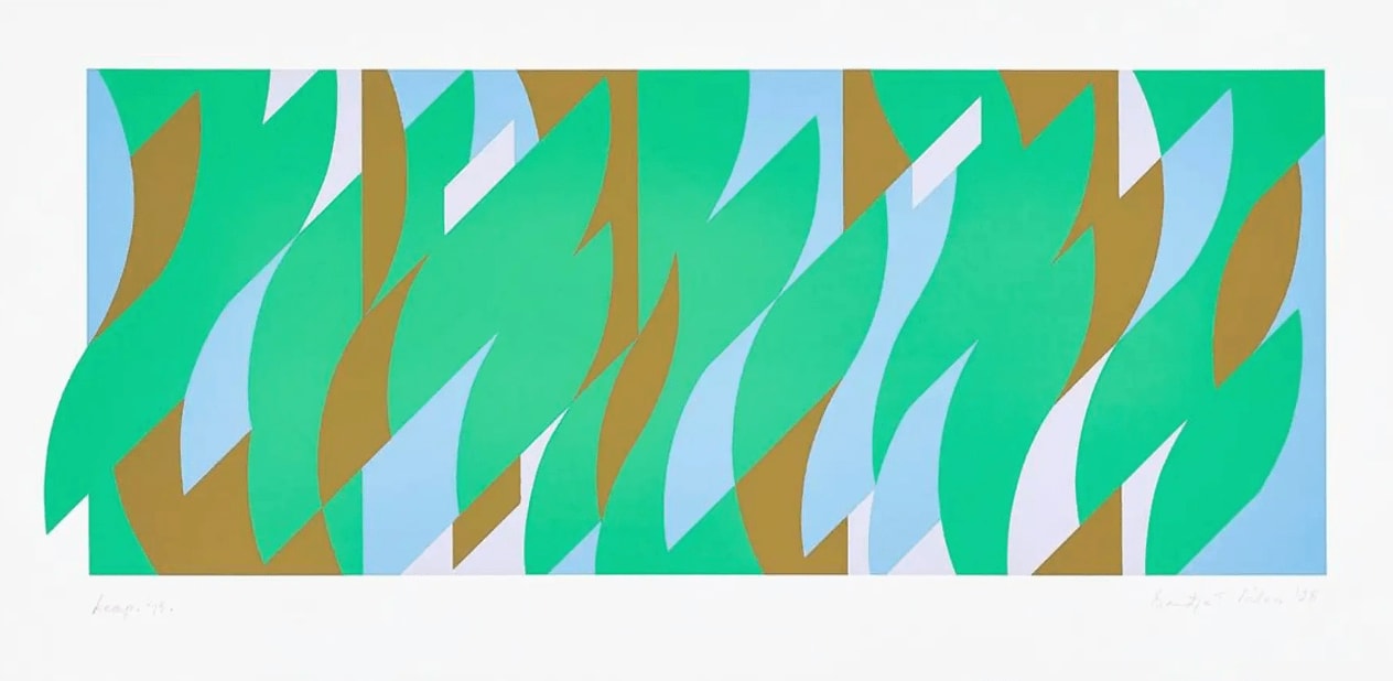 Bridget Riley, Leap, 2008