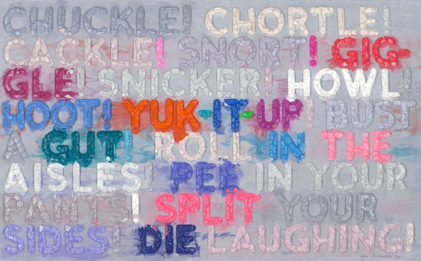 Mel Bochner, Chuckle, 2023