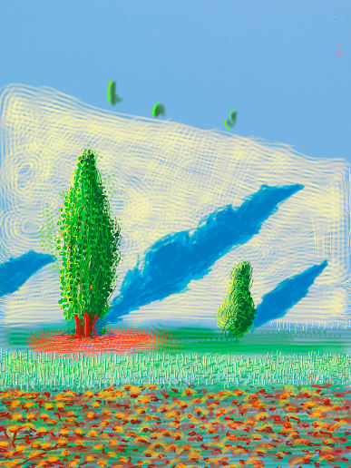 David Hockney, The Yosemite Suite No. 10, 2010