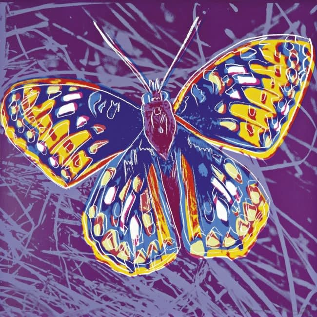 Andy Warhol, San Francisco Silverspot Butterfly F.S. II 298, 1983