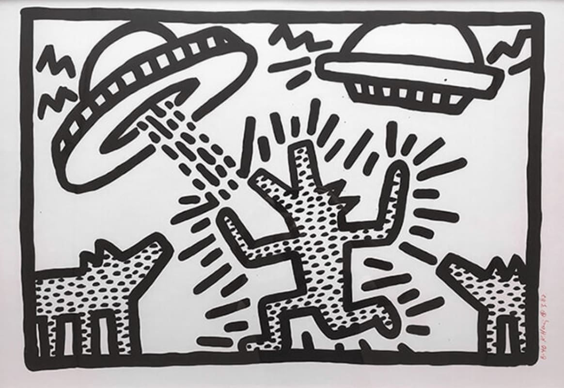 Keith Haring, Untitled IV (Littmann PP. 20) , 1982