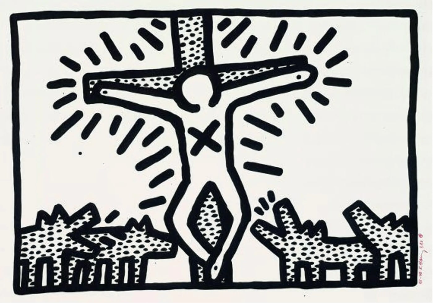 Keith Haring, Untitled VI (Littmann PP. 21) , 1982